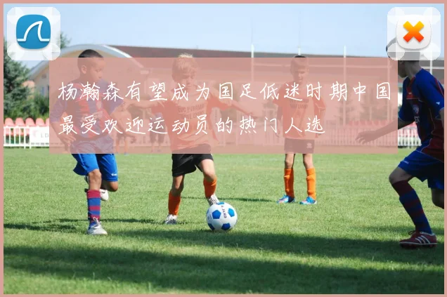 杨瀚森有望成为国足低迷时期中国最受欢迎运动员的热门人选